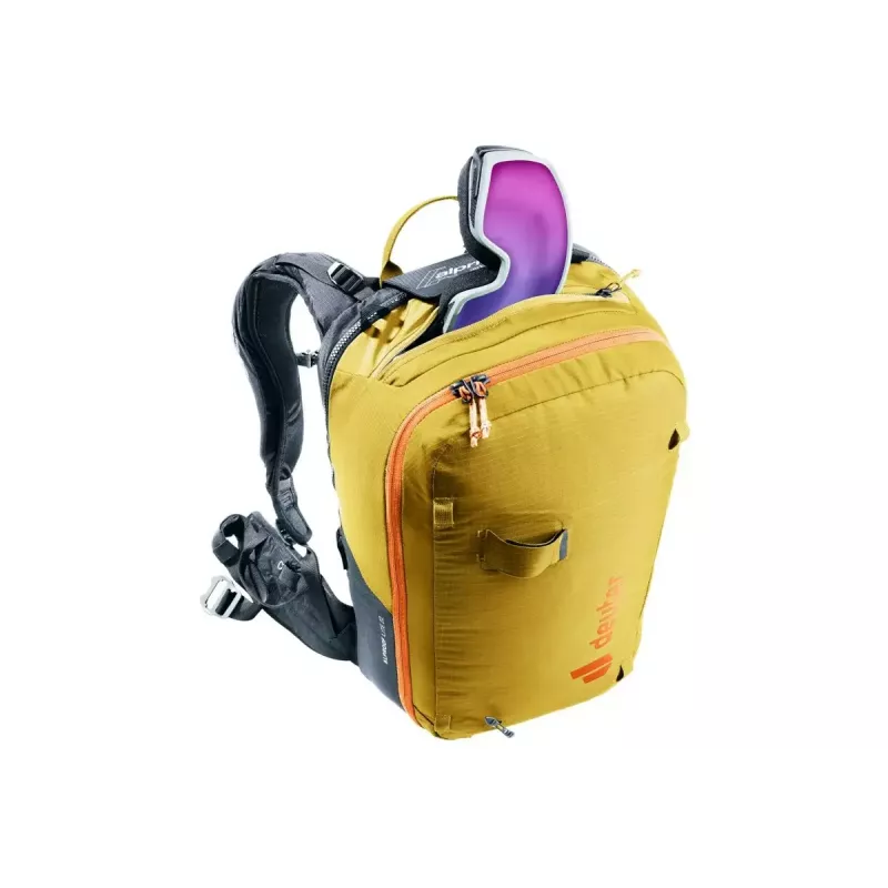 Mochila de avalanche DEUTER Alproof Lite 22 – 22 L, curcuma/preto, leve, fiável