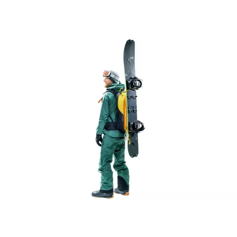 Mochila de avalanche DEUTER Alproof Lite 22 – 22 L, curcuma/preto, leve, fiável