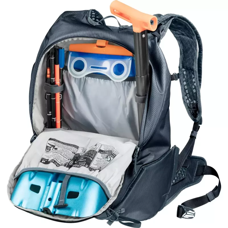 Mochila desportiva DEUTER Updays 26 — 26 L, preta, poliamida, 51×31×23 cm, sem PFAS