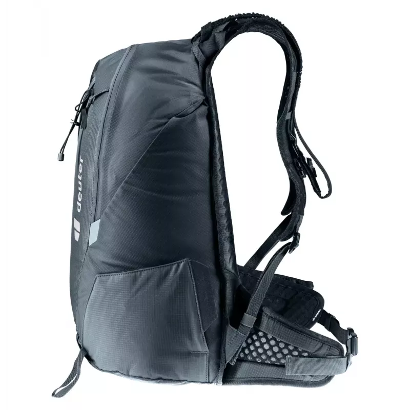 Mochila desportiva DEUTER Updays 26 — 26 L, preta, poliamida, 51×31×23 cm, sem PFAS