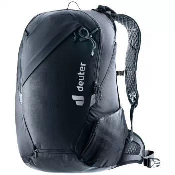 Mochila desportiva DEUTER Updays 26 — 26 L, preta, poliamida, 51×31×23 cm, sem PFAS