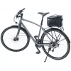 Bolsa de bagageiro de bicicleta DEUTER Rack Bag 10 — montagem traseira, 10 L, tecido, 180×310×220 mm, preta
