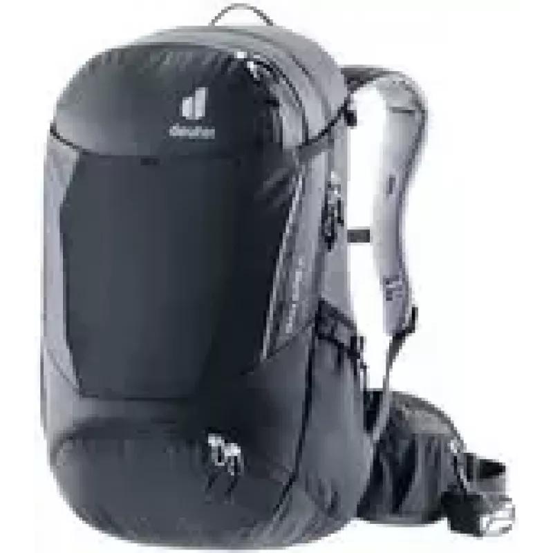 Mochila DEUTER Trans Alpine 24 — mochila de bicicleta, 24 L, preta