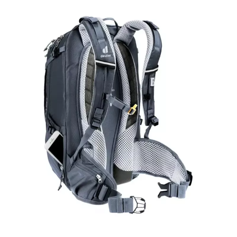 Mochila DEUTER Trans Alpine 24 — mochila de bicicleta, 24 L, preta