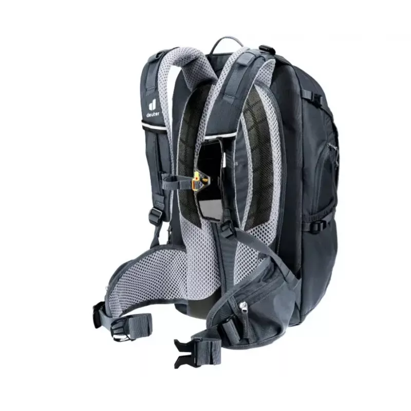 Mochila DEUTER Trans Alpine 24 — mochila de bicicleta, 24 L, preta