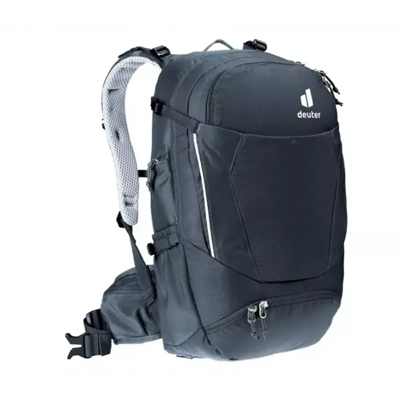 Mochila DEUTER Trans Alpine 24 — mochila de bicicleta, 24 L, preta