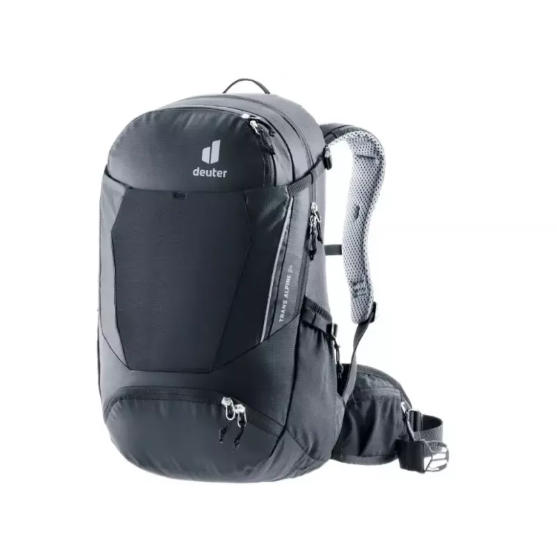 Mochila DEUTER Trans Alpine 24 — mochila de bicicleta, 24 L, preta