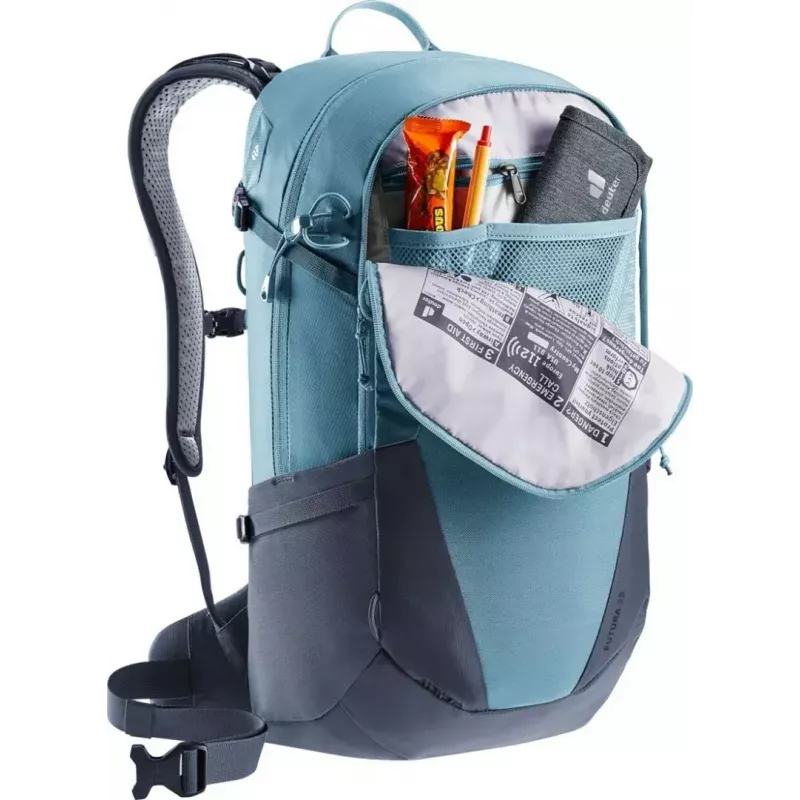 Mochila DEUTER Futura 23 — 23L de volume, sistema de costas ajustável