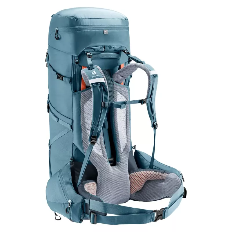 Mochila DEUTER Aircontact Core 60+10, estrutura interna, 60 L (+10 L), 2,31 kg, azul