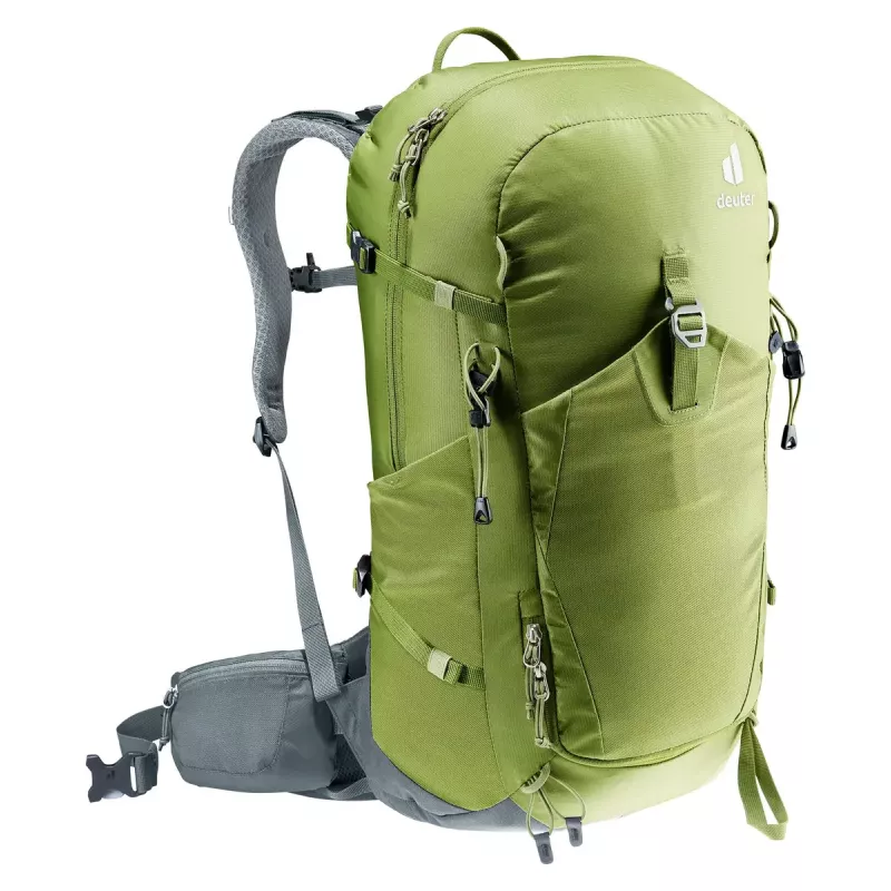 Mochila de caminhada DEUTER Trail Pro 33 — 33 l, poliamida, capa de chuva, ventilação, cinto de cintura