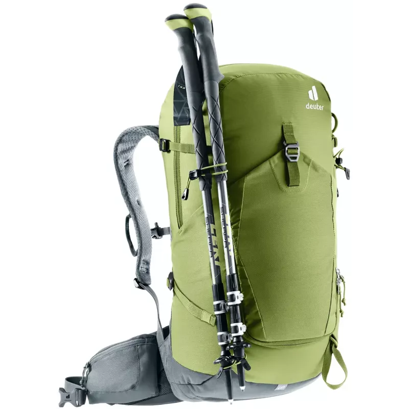 Mochila de caminhada DEUTER Trail Pro 33 — 33 l, poliamida, capa de chuva, ventilação, cinto de cintura
