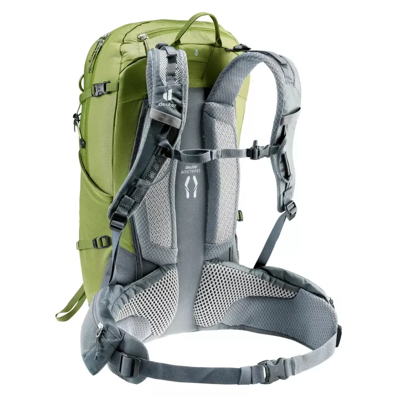 Mochila de caminhada DEUTER Trail Pro 33 — 33 l, poliamida, capa de chuva, ventilação, cinto de cintura