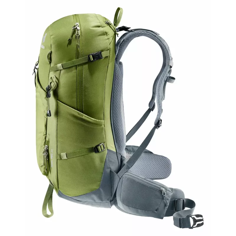 Mochila de caminhada DEUTER Trail Pro 33 — 33 l, poliamida, capa de chuva, ventilação, cinto de cintura