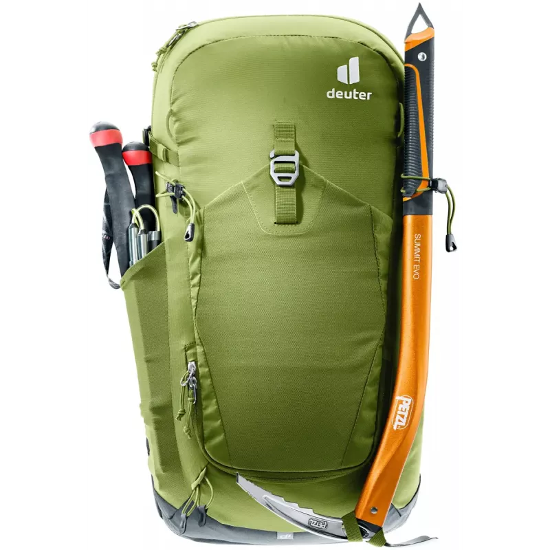 Mochila de caminhada DEUTER Trail Pro 33 — 33 l, poliamida, capa de chuva, ventilação, cinto de cintura