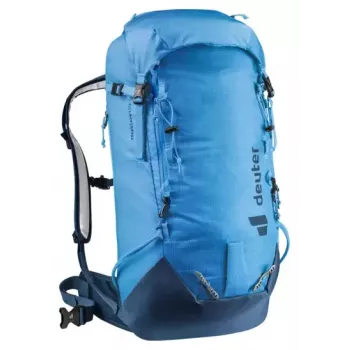 Mochila DEUTER Freescape Lite 26 L — mochila de esqui de montanha sem estrutura, 26 L, 1,18 kg, top loader, azul