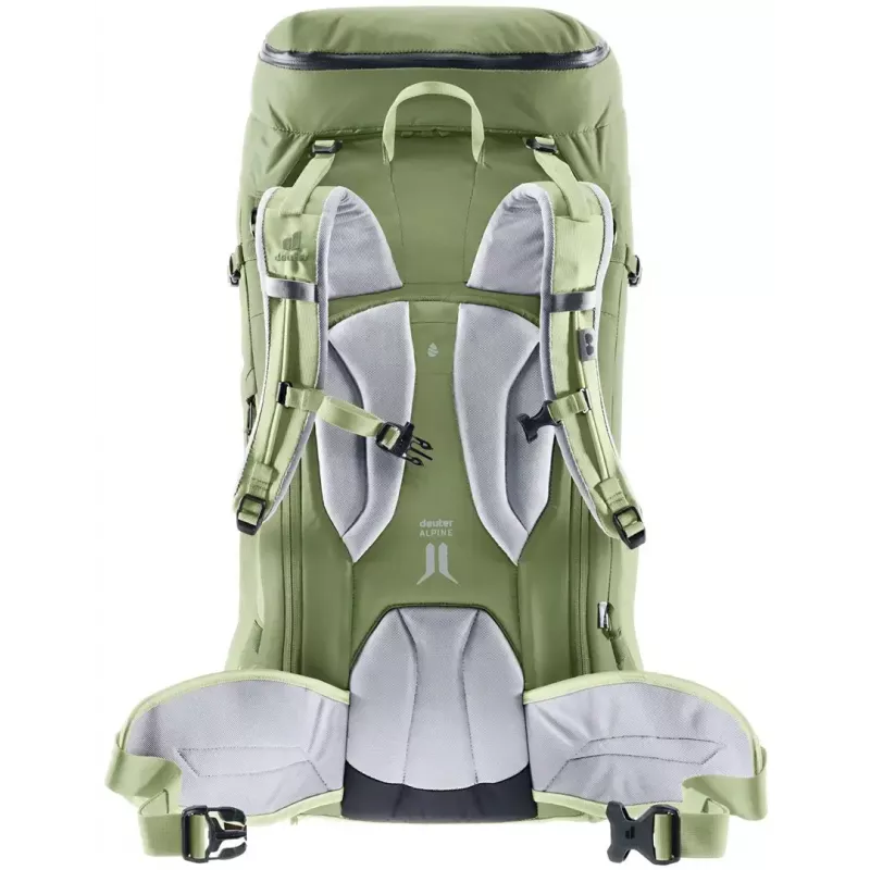 Mochila DEUTER Freescape Pro 38+ SL — 38+ L, formato mulher, cor grove-mineral, poliamida ripstop