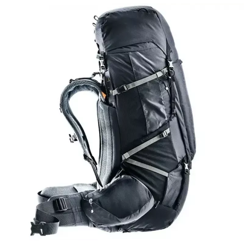 Mochila DEUTER Aircontact Pro 75+10 — capacidade 75+10 l, preta, durável e repelente à água