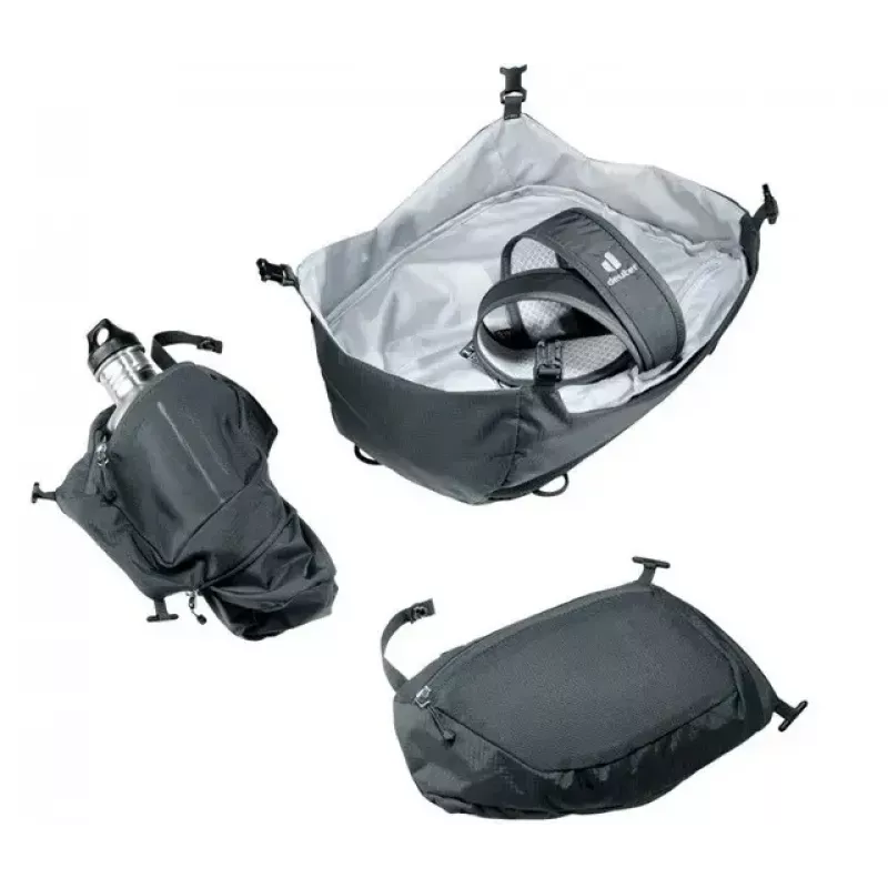 Mochila DEUTER Aircontact Pro 75+10 SL mulher — 75+10 L, formato SL, grafite, 2,88 kg, nylon