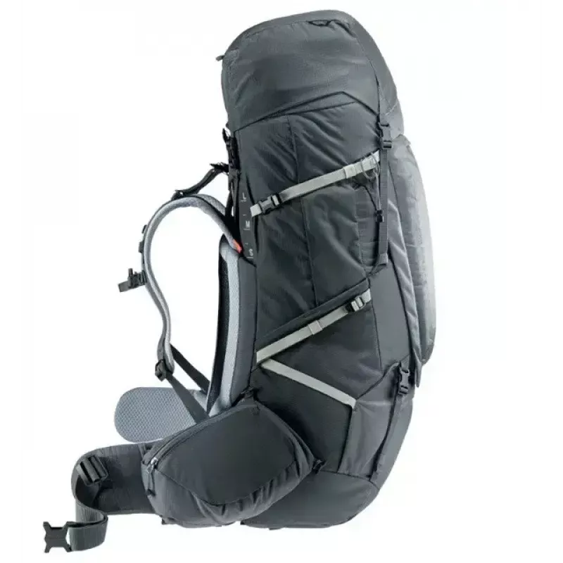 Mochila DEUTER Aircontact Pro 75+10 SL mulher — 75+10 L, formato SL, grafite, 2,88 kg, nylon