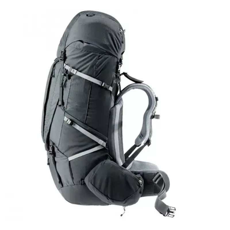 Mochila DEUTER Aircontact Pro 75+10 SL mulher — 75+10 L, formato SL, grafite, 2,88 kg, nylon