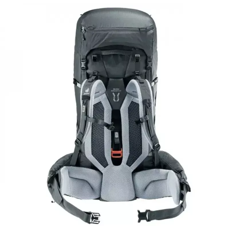 Mochila DEUTER Aircontact Pro 75+10 SL mulher — 75+10 L, formato SL, grafite, 2,88 kg, nylon