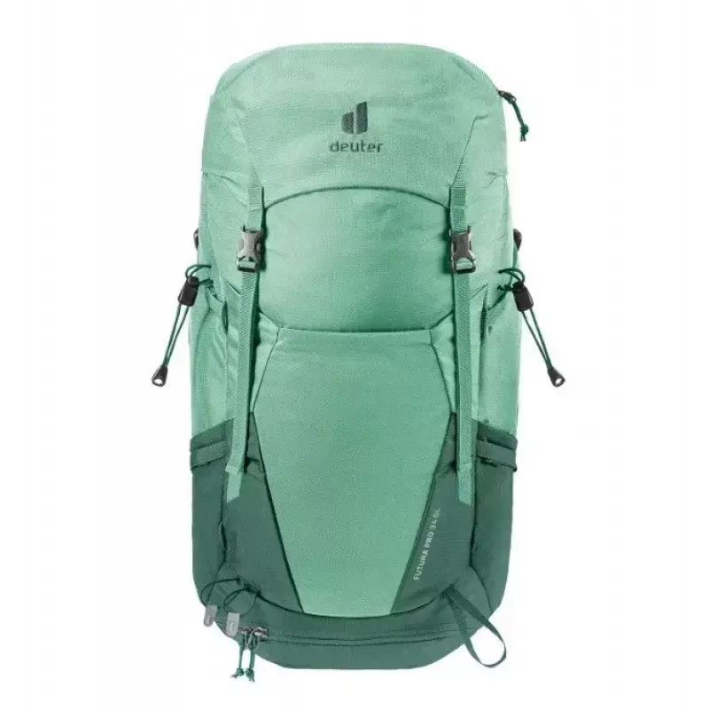 Mochila DEUTER Futura PRO 34 SL mochila de caminhada mulher, 34 L, material reciclado, verde