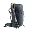 Mochila DEUTER Trail PRO 34 SL — mochila de trekking mulher 34 L, leve, robusta, preta