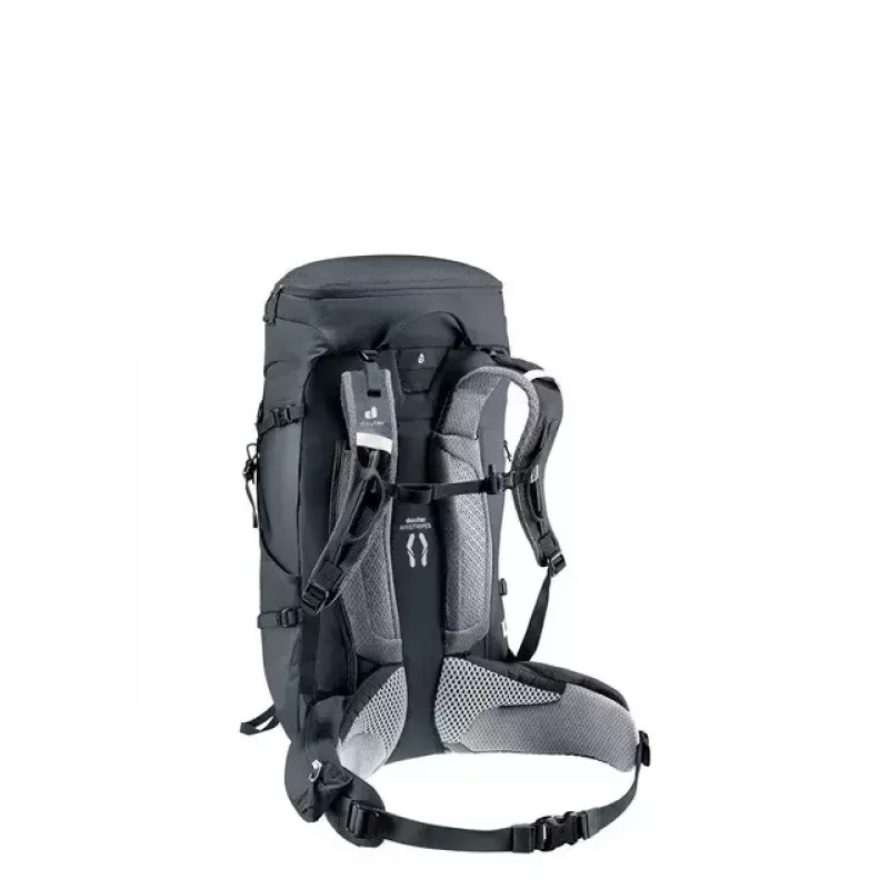 Mochila DEUTER Trail PRO 34 SL — mochila de trekking mulher 34 L, leve, robusta, preta