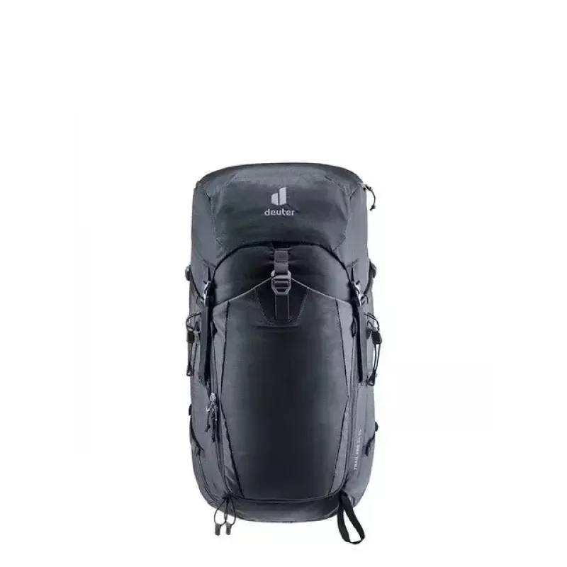Mochila DEUTER Trail PRO 34 SL — mochila de trekking mulher 34 L, leve, robusta, preta