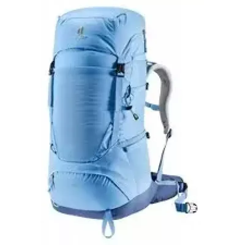 Mochila DEUTER Fox 40L — estrutura interna, 40 L, 1,26 kg, abertura superior, azul