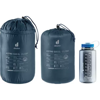Saco-cama DEUTER Astro 500 EL -2 °C / 28 °F, múmia para adulto, 2200×800×520 mm, Ripstop azul