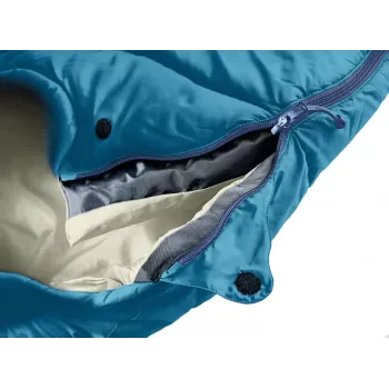 Saco-cama DEUTER Little Star criança tipo múmia 570×410×1450 mm azul-claro