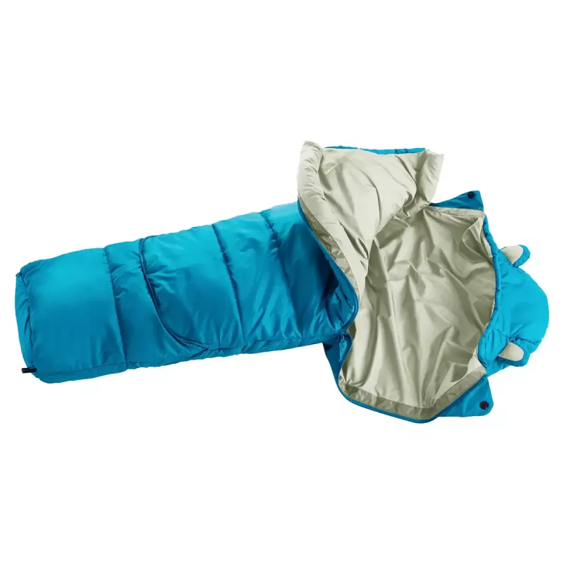Saco-cama DEUTER Little Star criança tipo múmia 570×410×1450 mm azul-claro
