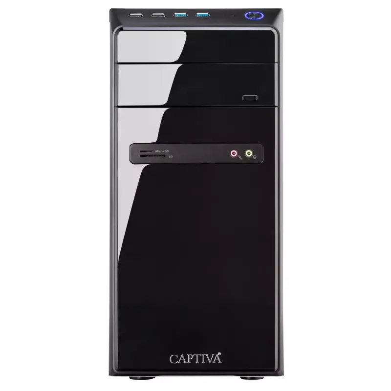PC de secretária CAPTIVA Power-Starter I80-355 Intel Core i3 32 GB RAM 1 TB SSD Windows 11
