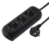 Hama 00108841 Proteção contra sobretensão preto 3 tomadas AC 230 V 3 m