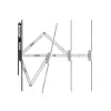 Suporte de parede Hama Ultraslim preto