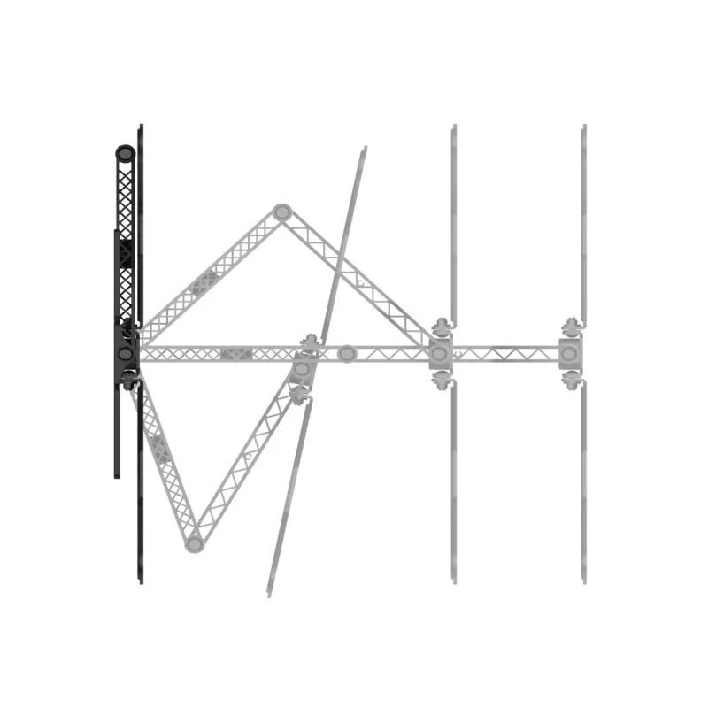 Suporte de parede Hama Ultraslim preto