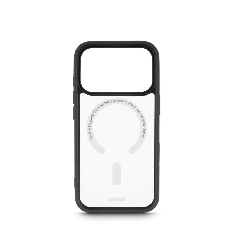 Hama Frame Protect capa para telemóvel 16 cm (6,3 polegadas) capa transparente, preto