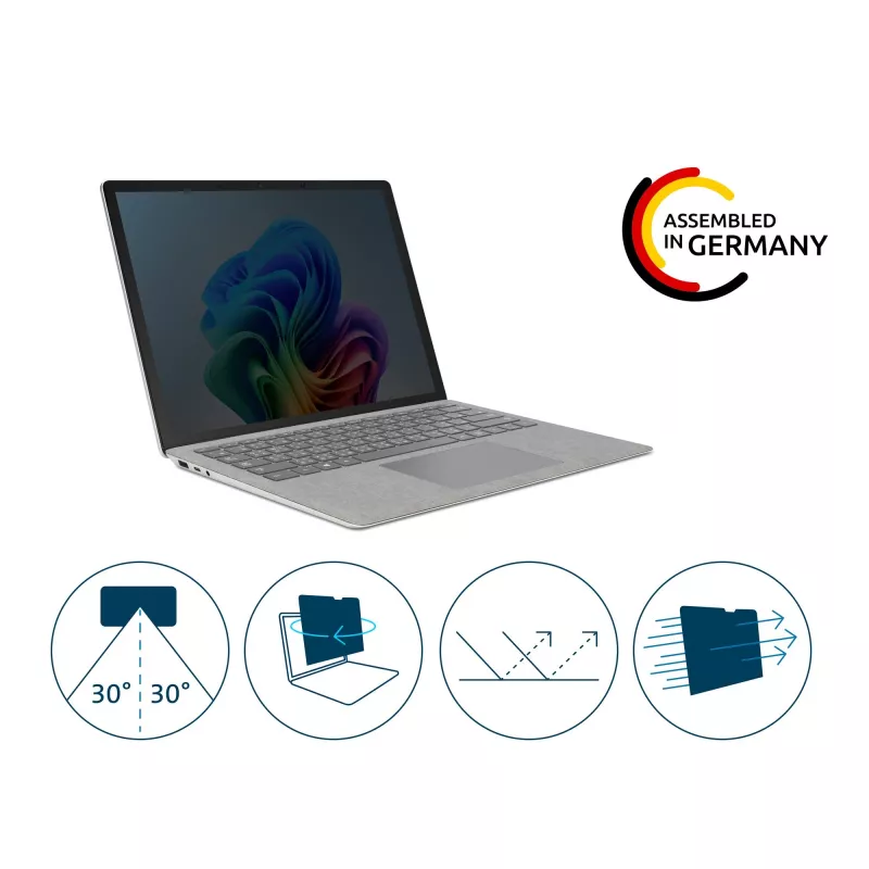 Kensington Filtro de privacidade removível de 2 vias para Surface Laptop 7 15 polegadas