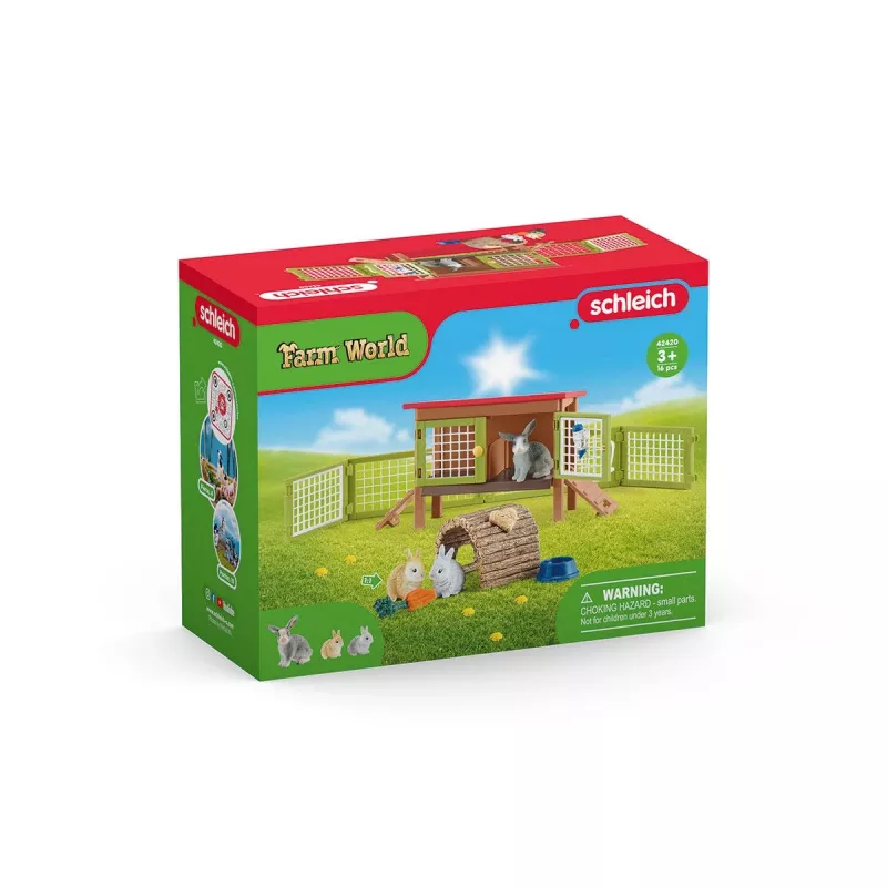 schleich FARM WORLD Coelheira, Quinta, Animais da Quinta / Brinquedo de Quinta, 3 ano(s), Multicolor, Plástico
