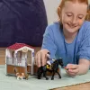 schleich HORSE CLUB Box para Cavalos com Tori & Princess, Estábulo, Cavalos, 5 ano(s), Multicolor, Plástico
