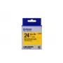 Epson cartucho de etiquetas Pastel LK-6YBP preto/amarelo 24 mm (9 m)