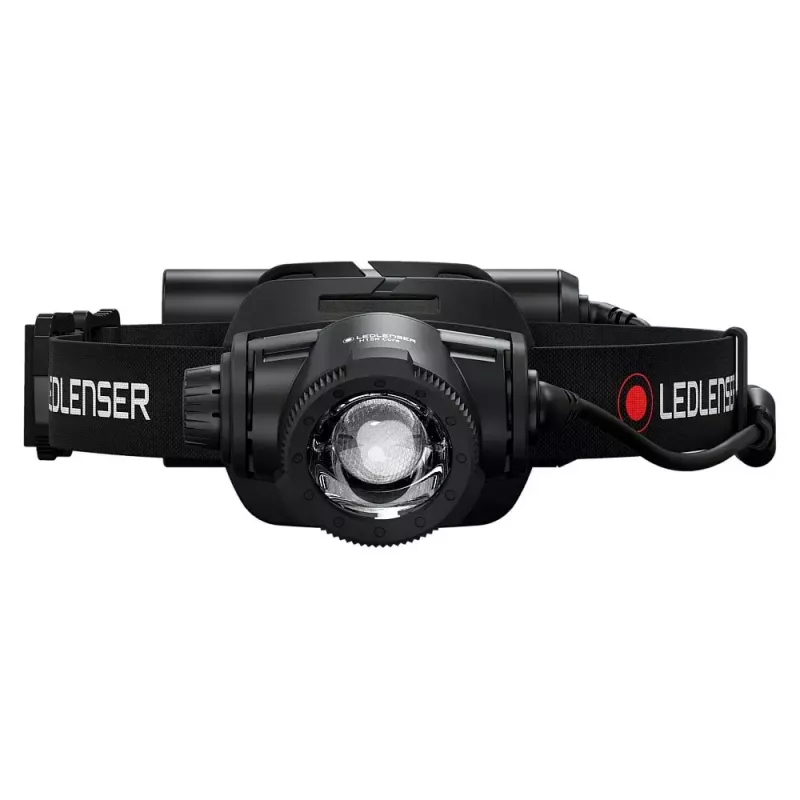 Lanterna de cabeça Led Lenser H15R Core — lanterna LED de cabeça, 2500 lm, bateria 21700, IP67, alcance de 250 m, 4 níveis de potência, alumínio, preto