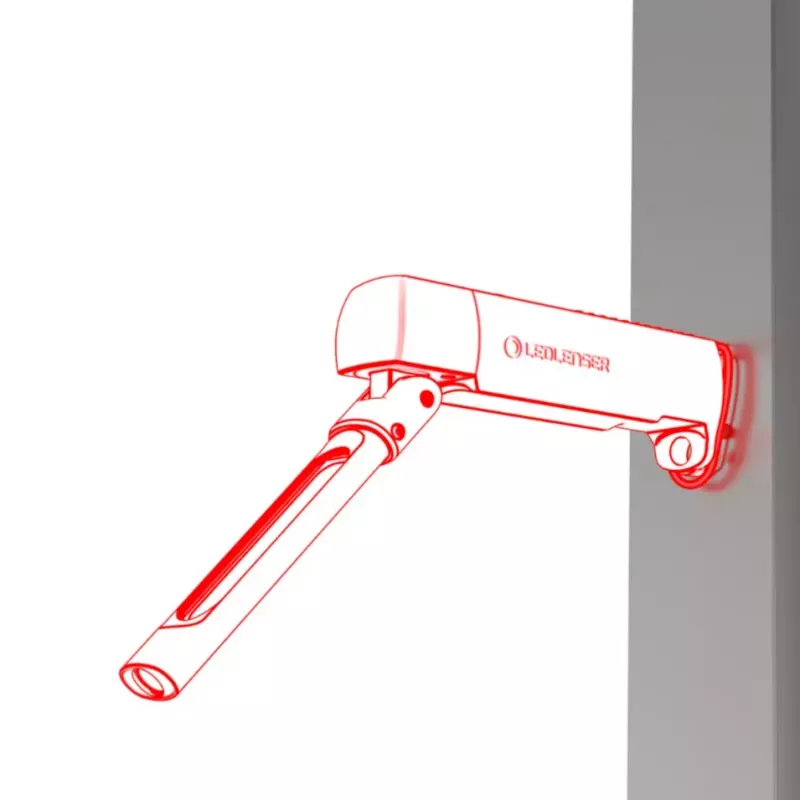 Lanterna de trabalho portátil Ledlenser 502736 12 W LED preto
