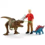 Brinquedo de dinossauro Schleich Tyrannosaurus Rex Attack