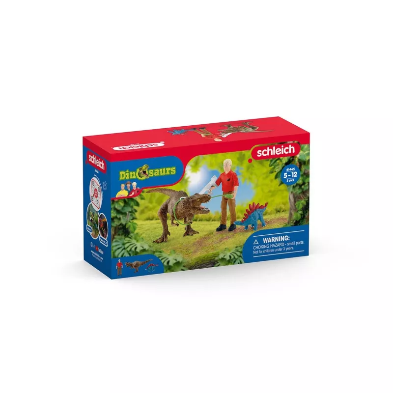 Brinquedo de dinossauro Schleich Tyrannosaurus Rex Attack