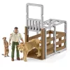 Grande camião de resgate de animais Schleich WILD LIFE 42475