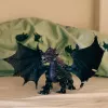 Brinquedo Schleich ELDRADOR CREATURES dragão das sombras preto roxo 70152
