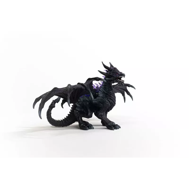 Brinquedo Schleich ELDRADOR CREATURES dragão das sombras preto roxo 70152