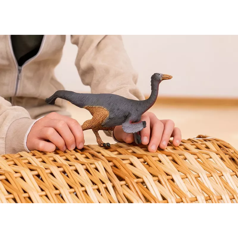 schleich Dinosaurs Gallimimus, 4 ano(s), A conquista da Terra, dinossauros e vulcão, castanho, cinzento, vermelho